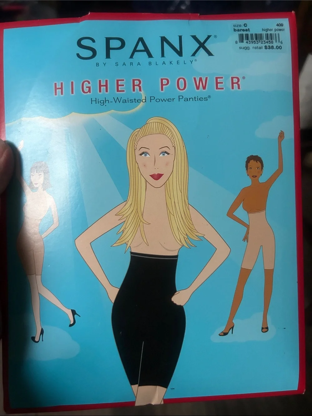Spanx Higher Power High-Waisted Power Panties size C NIB